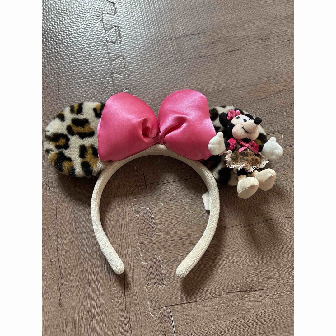 ミニー ヒョウ柄カチューシャ ディズニー 新品 レオパード S115378845
