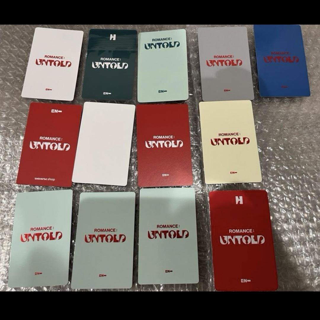 ENHYPEN ROMANCE:UNTOLD ヒスン トレカ セットの通販 by Lisa's shop