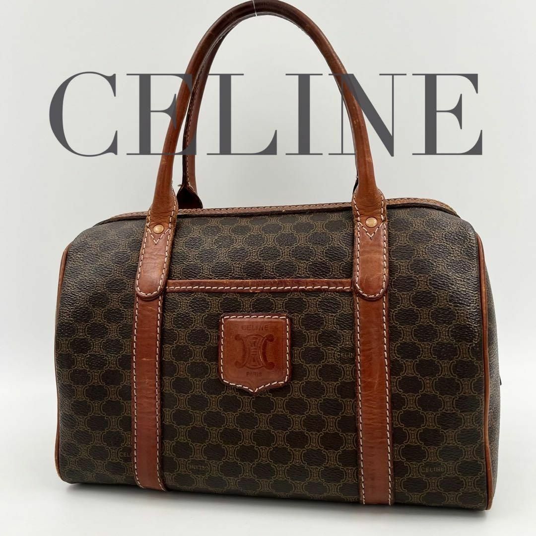 CELINE - CELINE オールドセリーヌ ミニボストン 25 マカダム