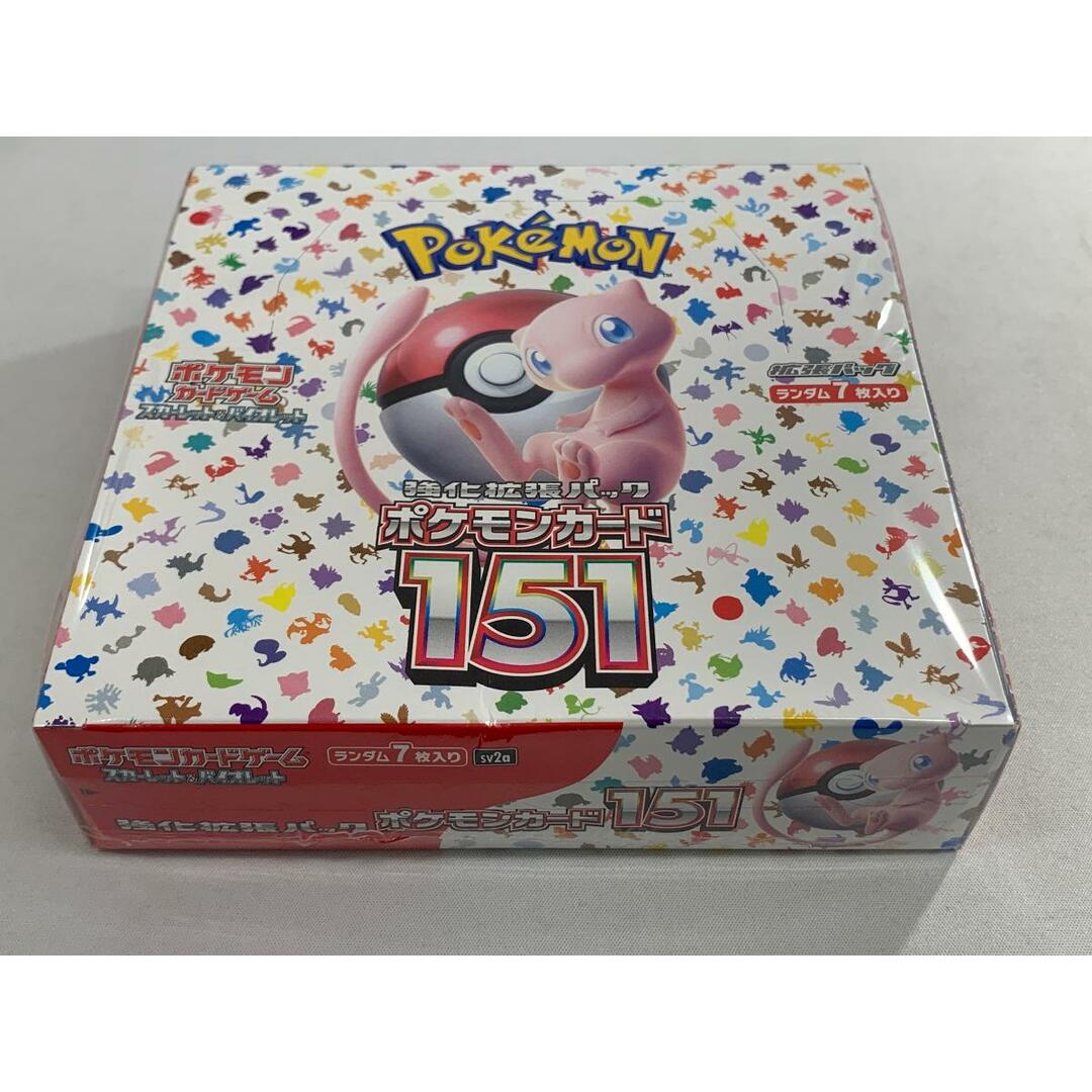 シュリンク未開封】ポケモンカードゲーム 151 BOX 傷有り ポケモン