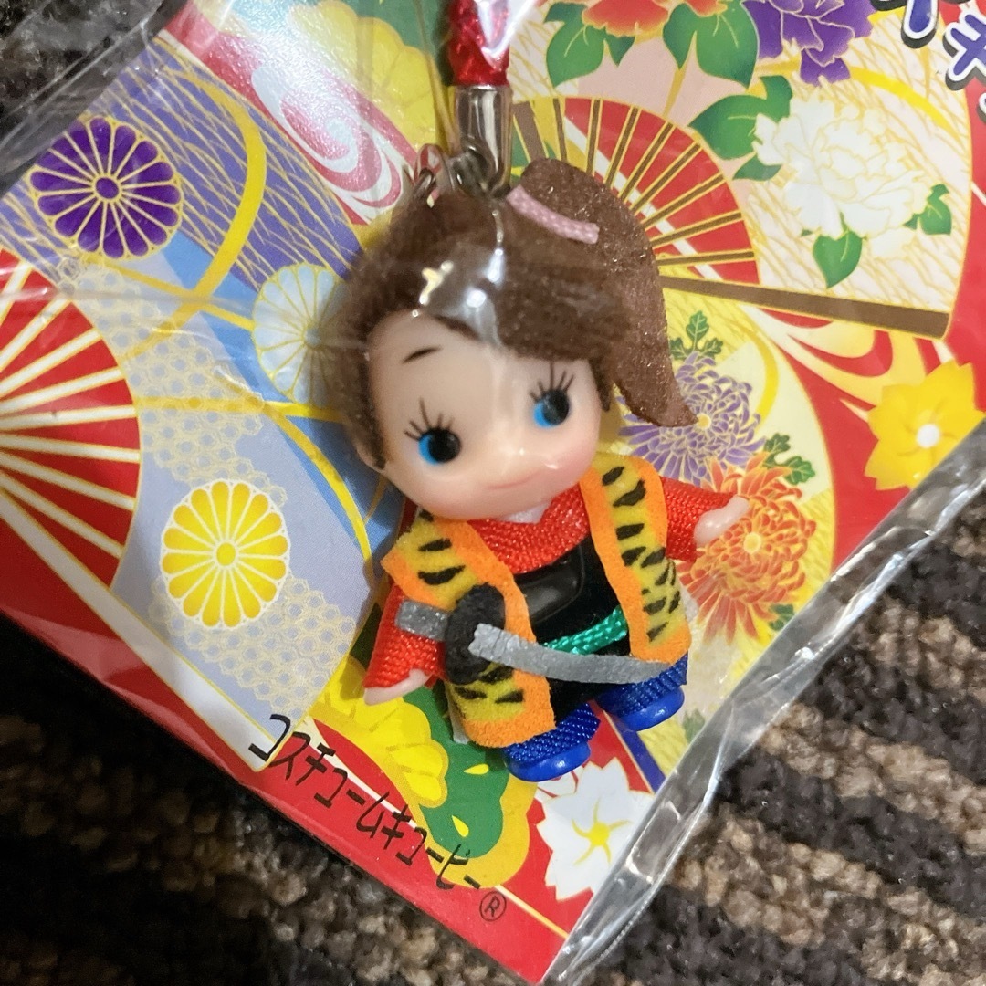 キユーピー - コスチュームキューピー☆ご当地限定☆前田慶次☆根付の