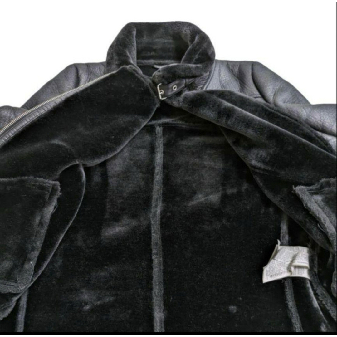 ZARA - 【ZARA】フェイクムートンライダース ボアジャケット ダブルの