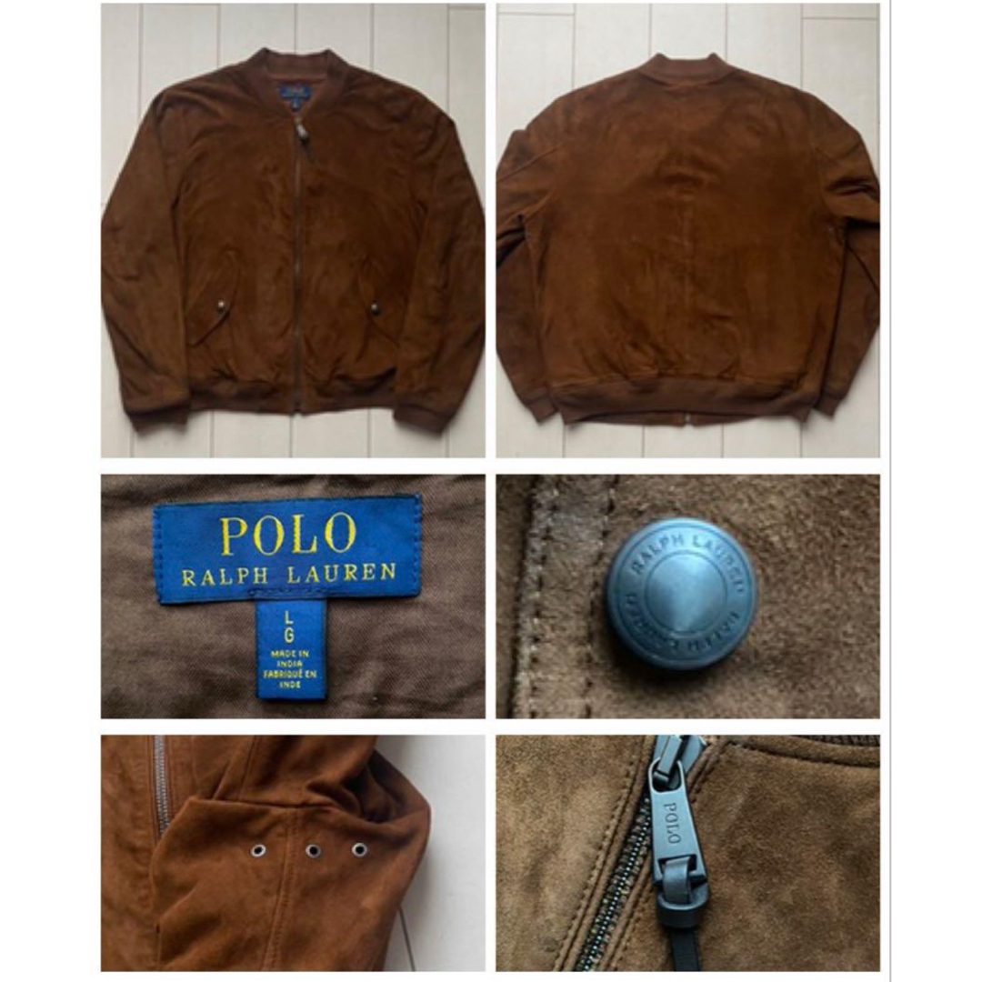 POLO RALPH LAUREN - POLO ラルフローレン やぎ革 レザー MA-1