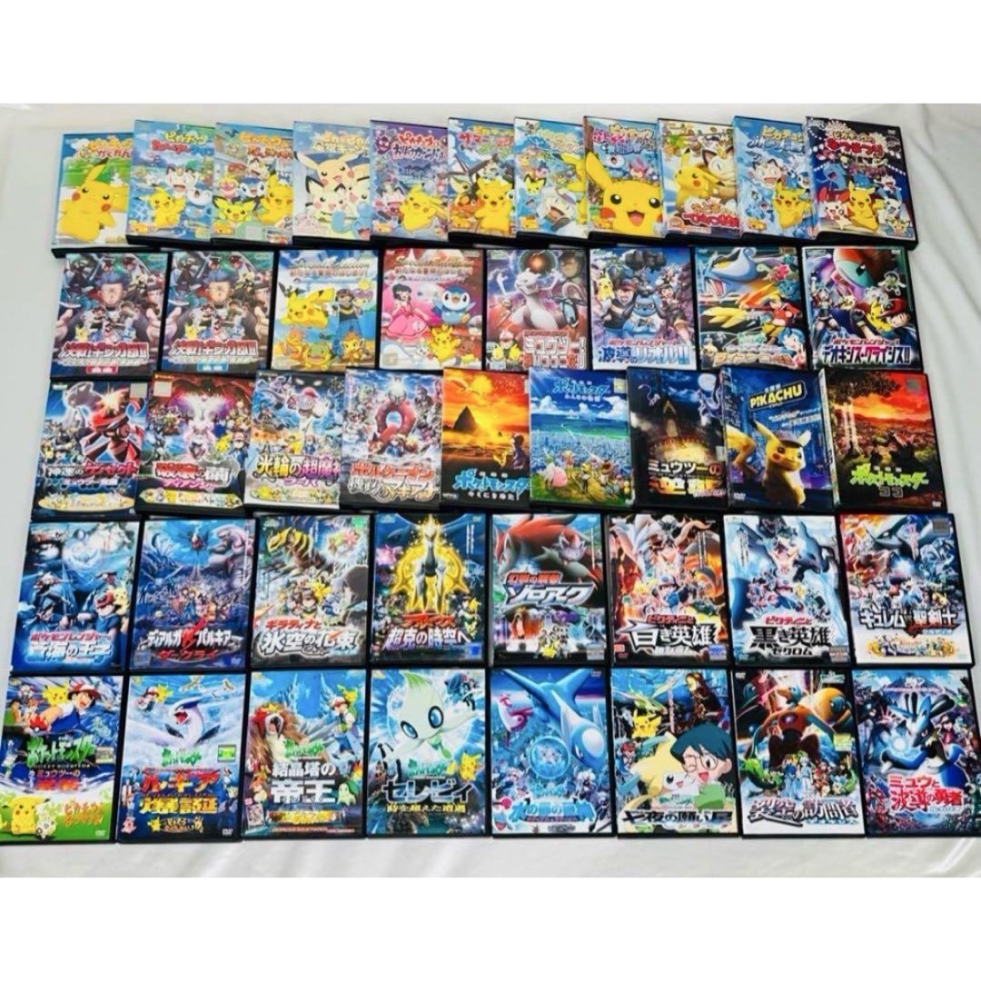 ポケモン DVD 44本セット ピカチュウ 劇場版 スペシャルアニメの通販