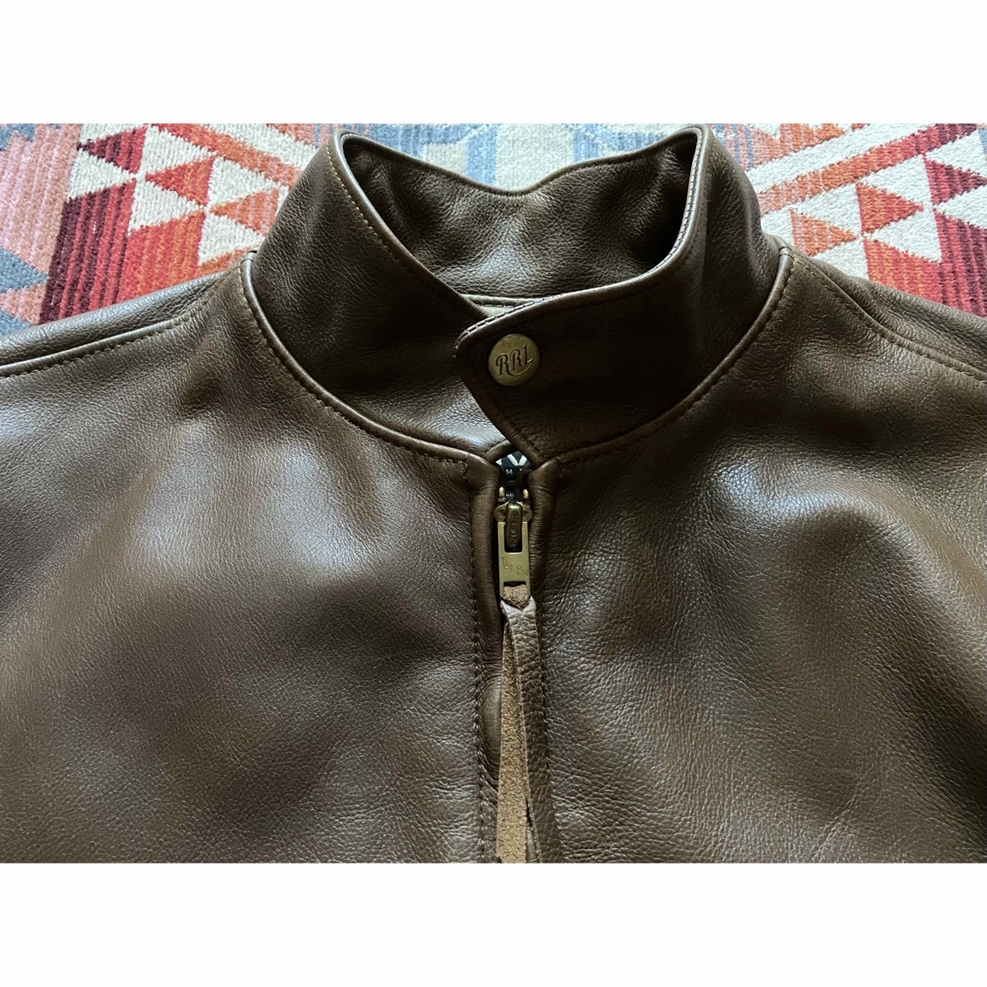 RRL - 【美品】RRL ダブルアールエル レザー ジャケットXS ポロ ラルフ