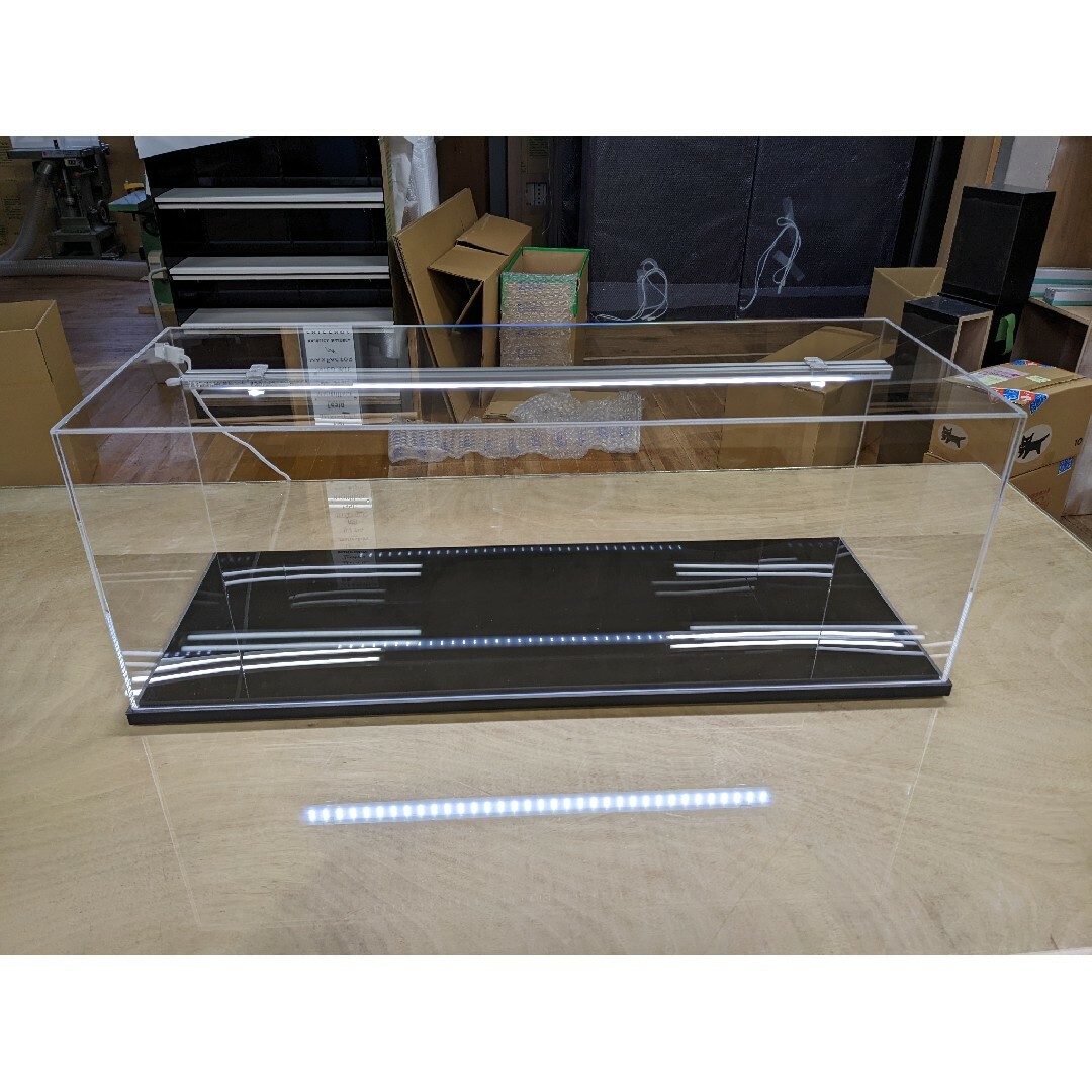 アクリルショーケース 透明5面体の通販 by 風工房(kazecoubou｜ラクマ