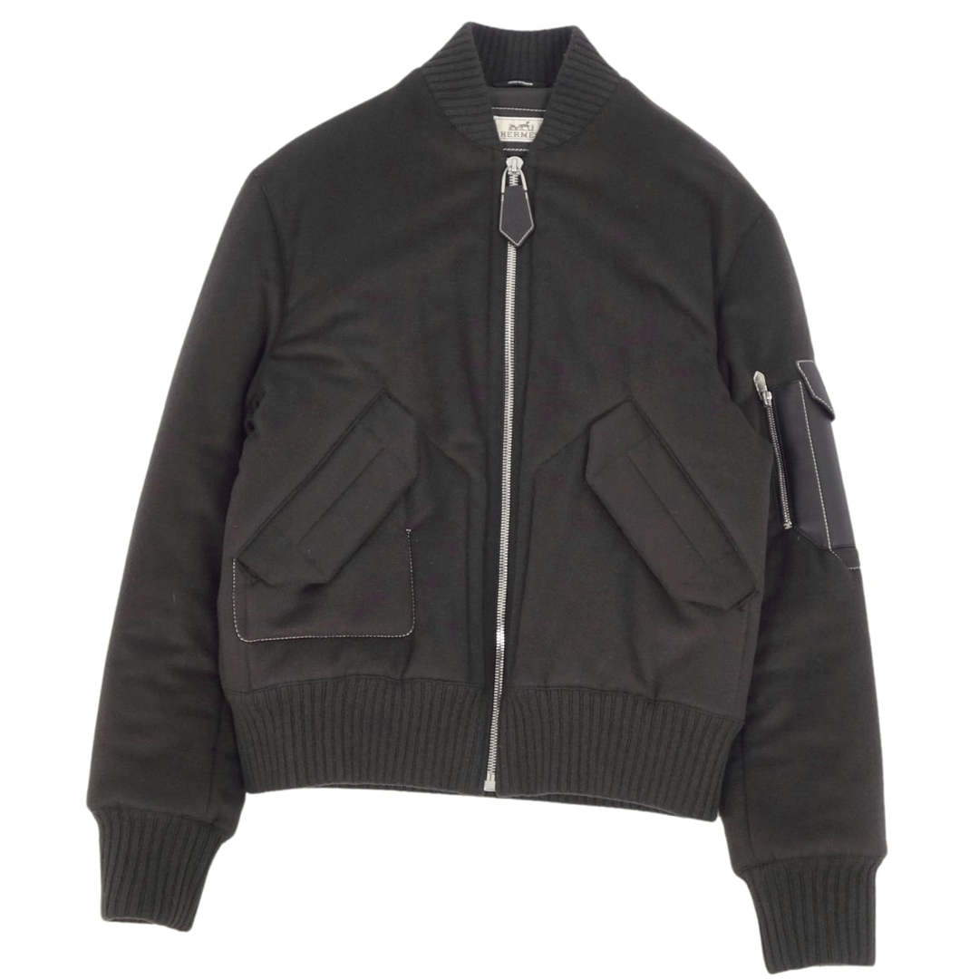 HERMES - 未使用 エルメス HERMES 21AW ジャケット ブルゾン ボンバー
