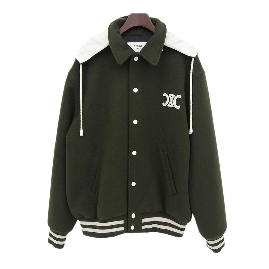 希少 CELINE セリーヌ トラックジャケット L ゼブラ柄 白×黒×赤 総柄