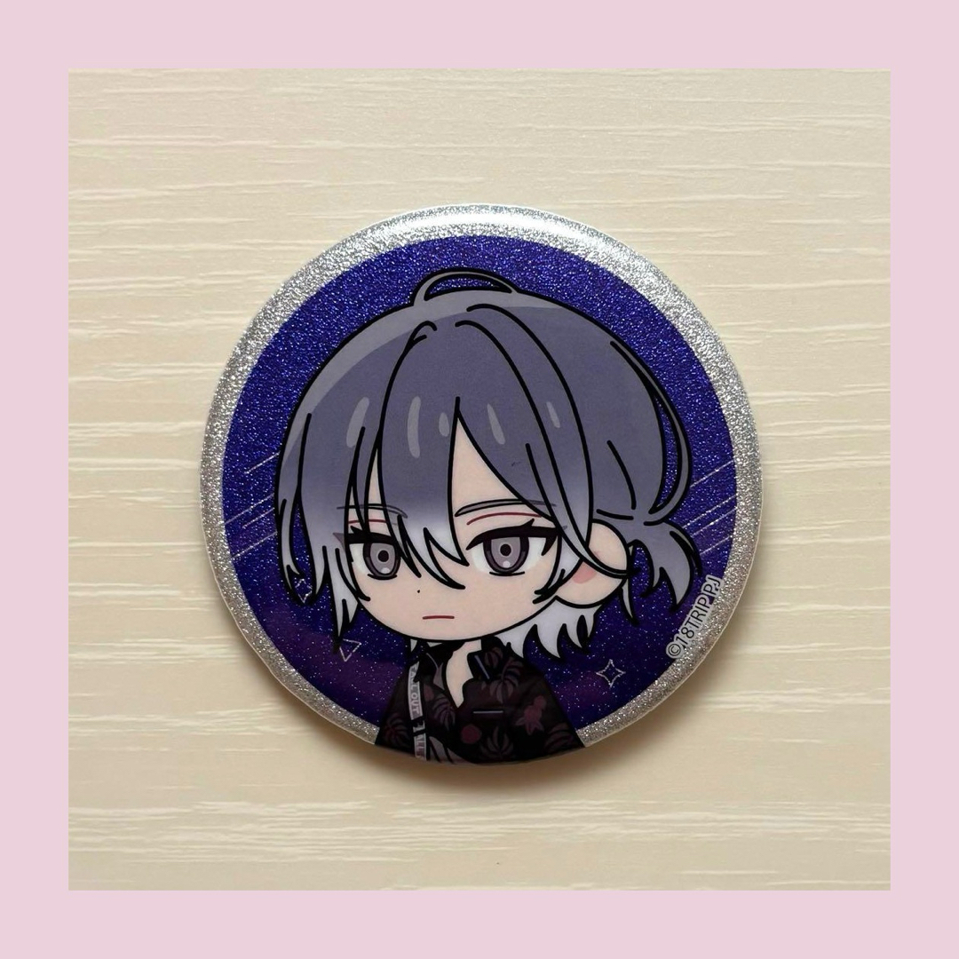 18TRIP エイトリ グリッター缶バッジ 夜班 L4mps 蜂乃屋凪の通販 by
