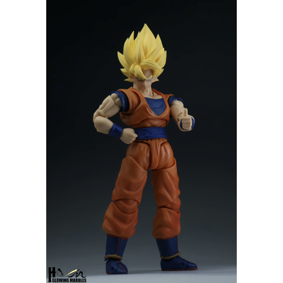 S.H.Figuarts用 孫悟空 スーパーサイヤ人 カスタムヘッドパーツの通販