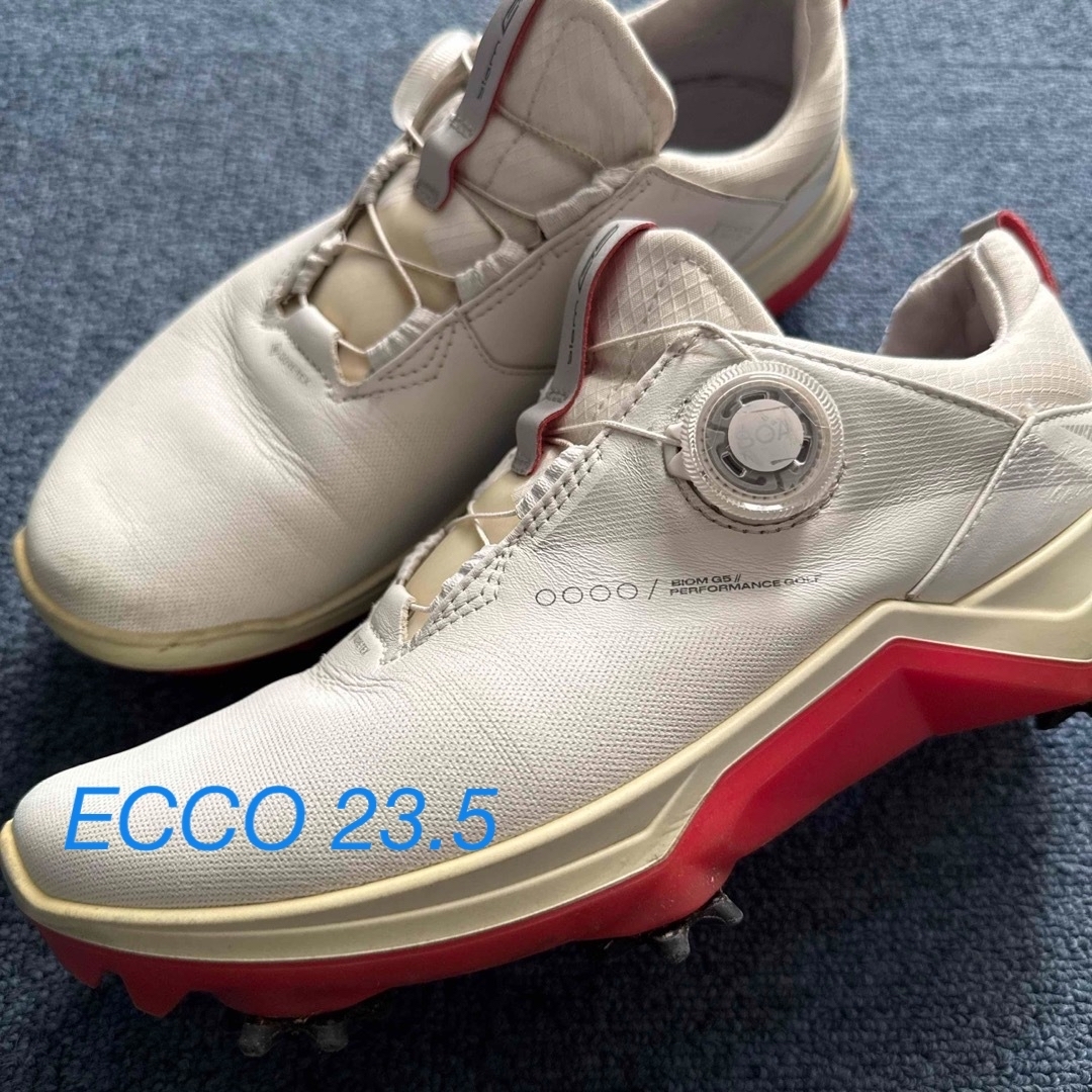ECCO - ECCO レディースゴルフシューズ 23.5の通販 by きしなみ's shop