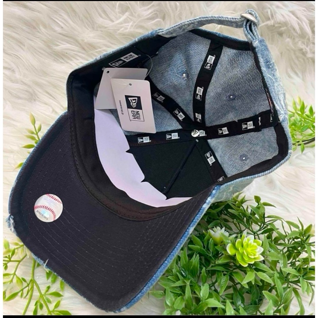 NEW ERA - 新品 NEWERA LA ニューエラ ダメージ デニム キャップ