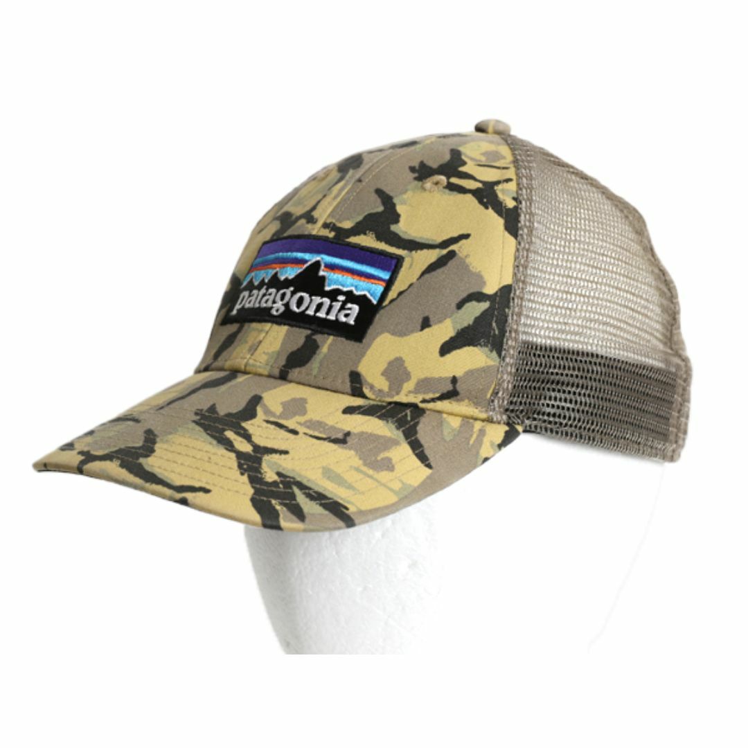 patagonia - パタゴニア P-6 ボックスロゴ 迷彩 トラッカー ハット