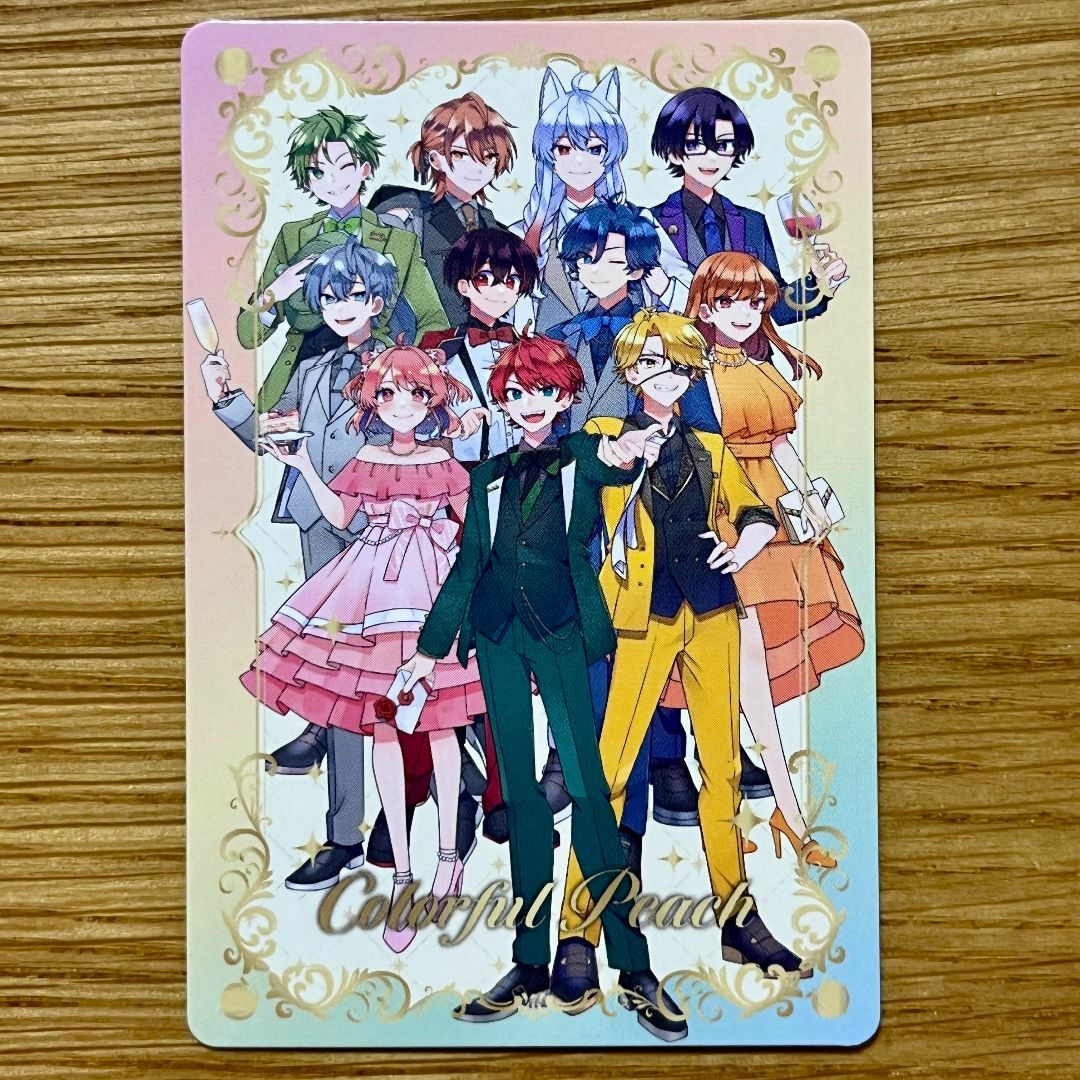 カラフルピーチ 全員集合 PremiumPeachParty トレカ4種セットの通販 by