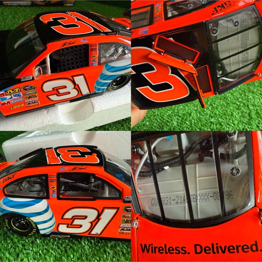 B006】1/24 ジェフ・バートン♯31 AT&Tレーシングカー NASCARの通販 by