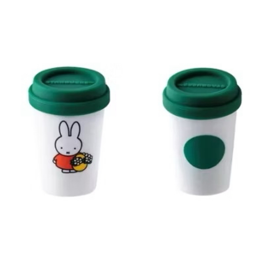 Starbucks Coffee - 台湾 スターバックス × miffy フチ子3点セットの