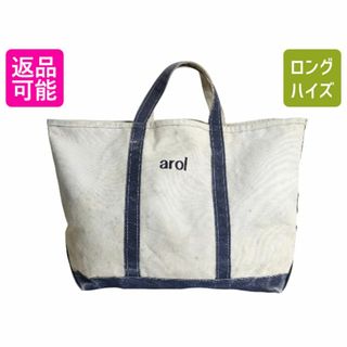 L.L.Bean - 80s 2色タグ ☆ エルエルビーン キャンバス トートバッグ