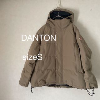DANTON - DANTON フーデッド ダウンコート ライトベージュ レディース
