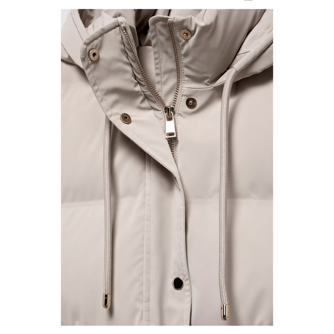 ZARA - ZARA セミロング丈ラバー加工ウィンドブレーカーの通販 by はな