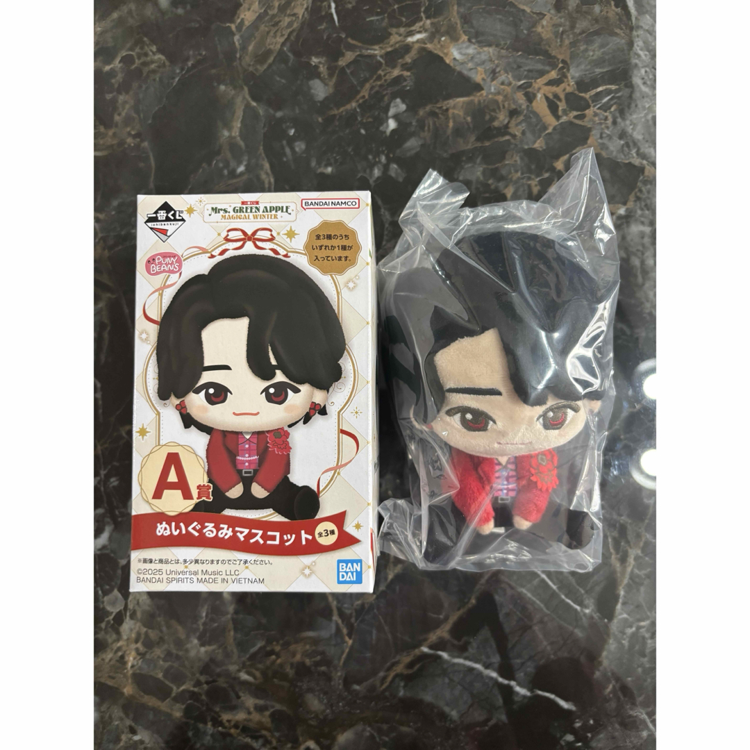 ミセス1番くじ A賞 大森元貴 ぬいぐるみ【Mrs.GREENAPPLE】の通販 by