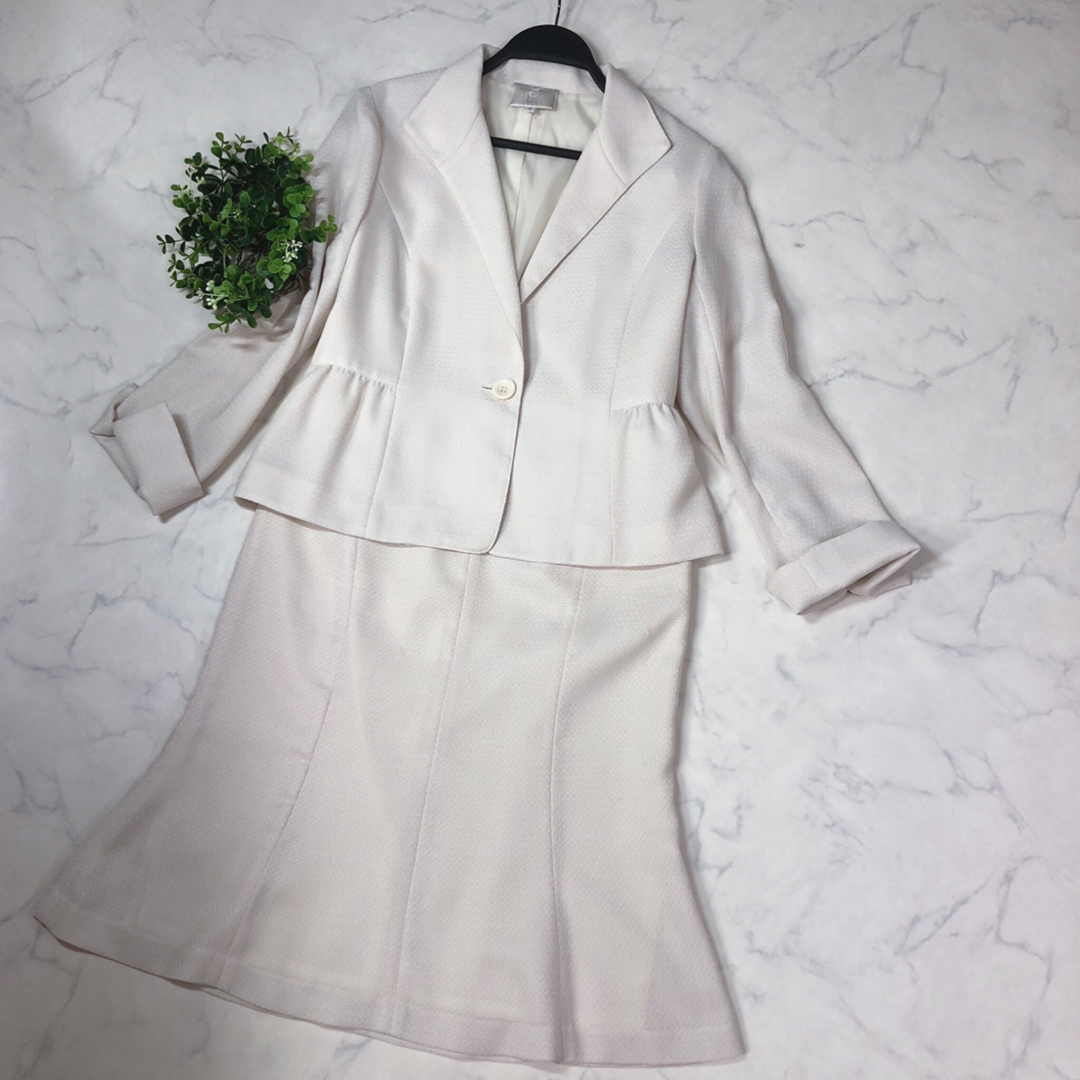 EMMAJAMES - エマジェイムスのフォーマルスーツ13号XLアイボリーの通販