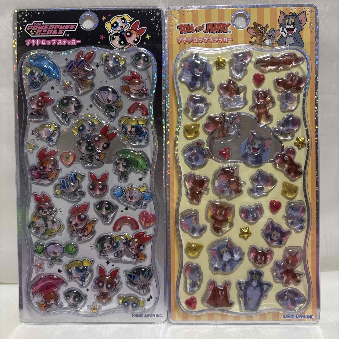 カミオジャパン - プチドロップステッカー パワーパフガールズ トムと