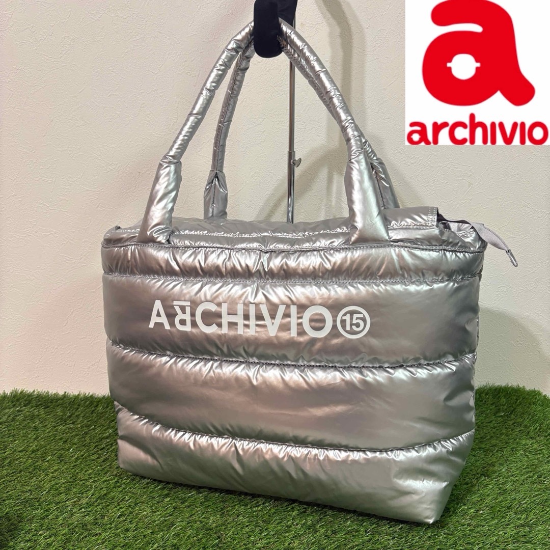 archivio - 【archivio】美品 15th記念ボストンバッグ シルバー