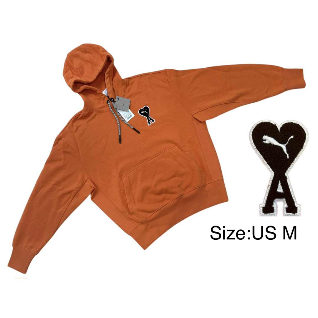 ami - AMI×PUMAオレンジフーディーUS M新品タグ付の通販 by Asano's
