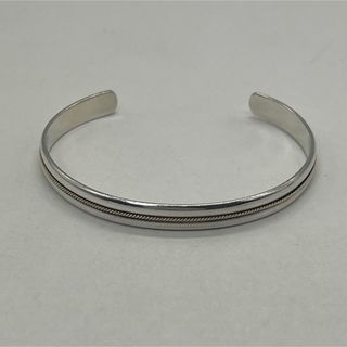 UNDERCOVER - UNDERCOVER アンダーカバー GIZ柄シルバーバングル 緊急