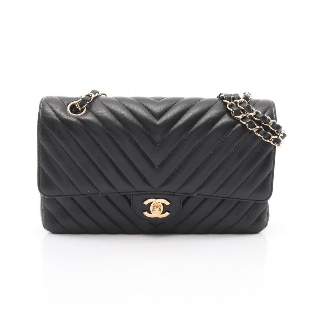 CHANEL - CHANEL シャネル ショルダーバッグ シェブロン Vステッチ W