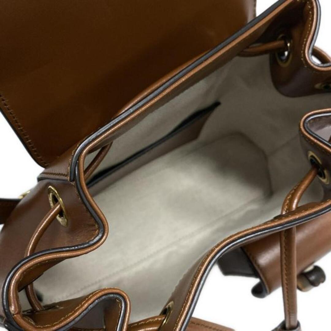 GUCCI - GUCCI(グッチ) リュックサック美品 バンブー 702101 ブラウン