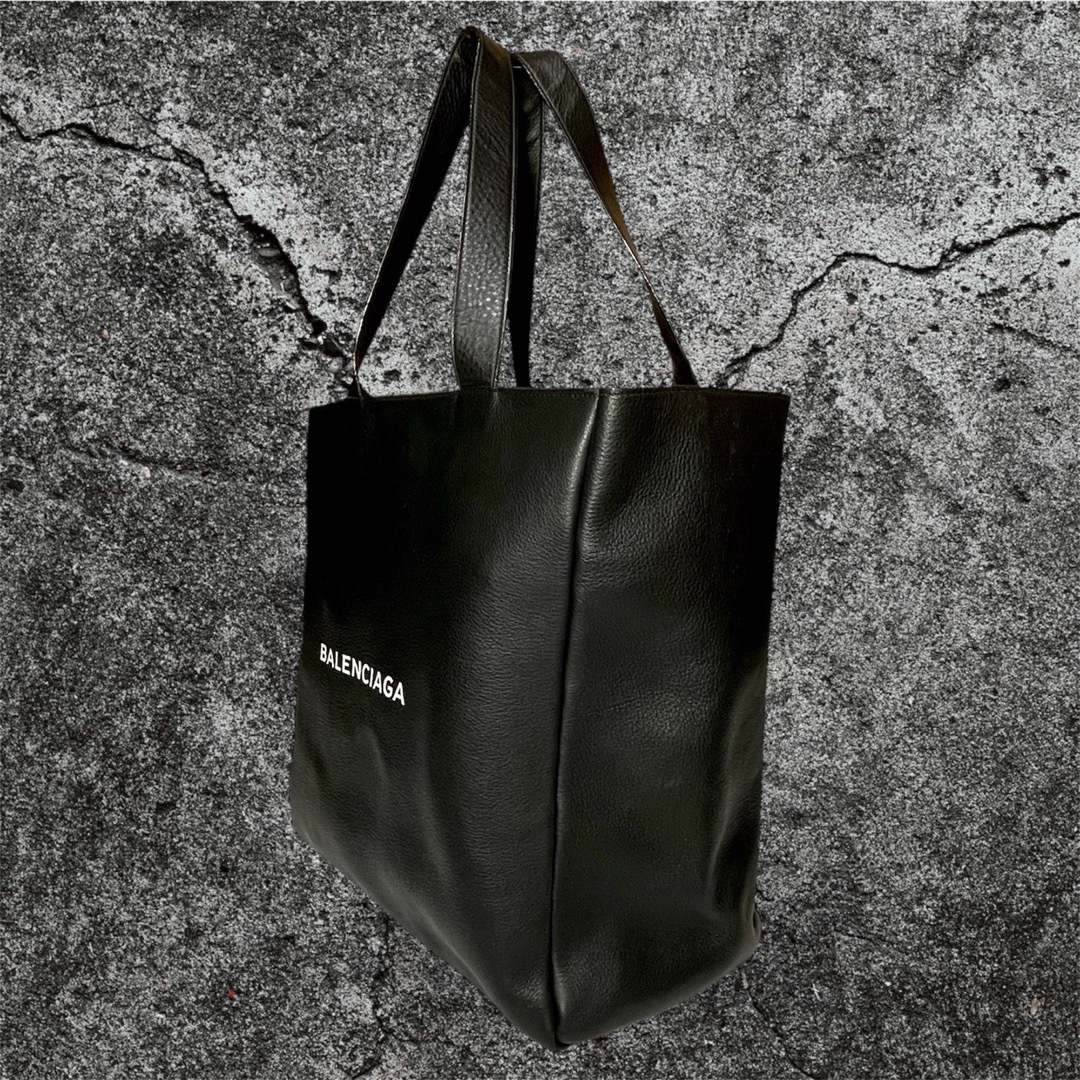 BALENCIAGA - 希少 バレンシアガ ラージ トートバッグ 黒 A4 PC可 大