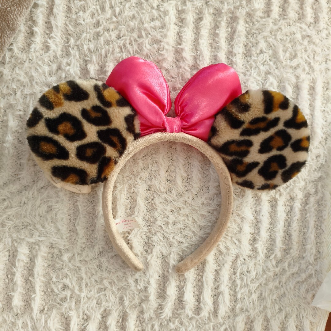 ミニー ヒョウ柄カチューシャ ディズニー 新品 レオパード S115378845