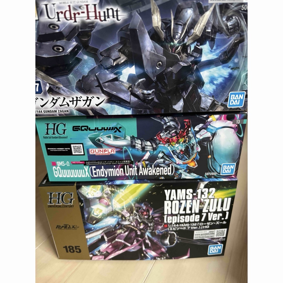 HG ローゼンズール エピソード7、ガンダム・ザガン、GQエンディミオン