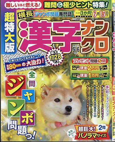超特大版漢字ナンクロ｜定期購読 - 雑誌のFujisan