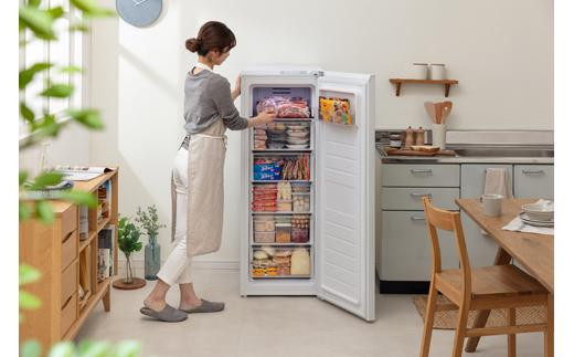 ふるさと納税】 冷凍庫 ファン付 アイリスオーヤマ 142L ホワイト 右