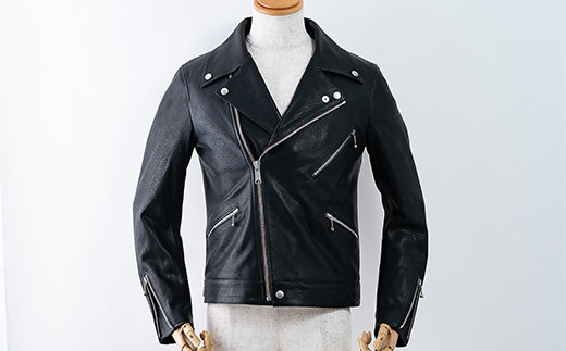 エゾシカレザーライダースジャケット 男性 選べるサイズ M L XL XXL