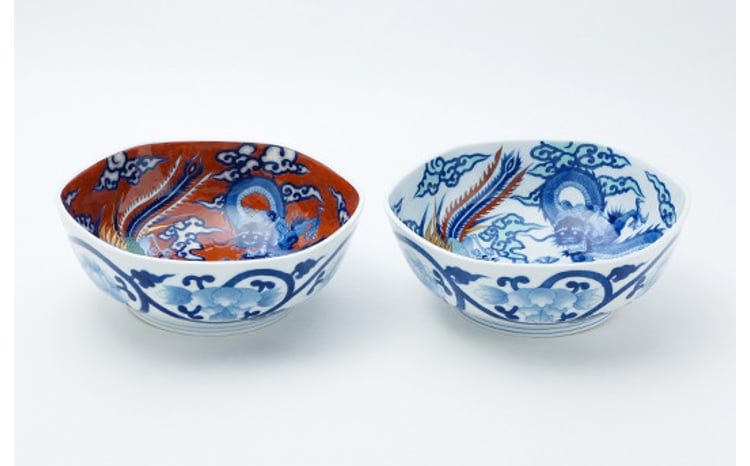 深川製磁☆黄地竜 陶板 インテリア雑貨 竜錦手黄地 P陶額 | 有田焼