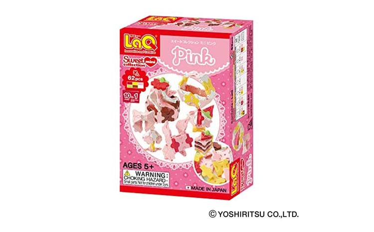 LaQ クリスタル400×2＋SCミニピンク ｜ ラキュー laq おもちゃ