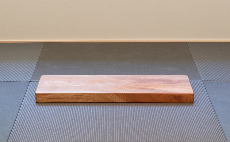 敷板 けやき 約71×31cm 木製 飾り台 花台 和風 和室 床の間 華道 日本