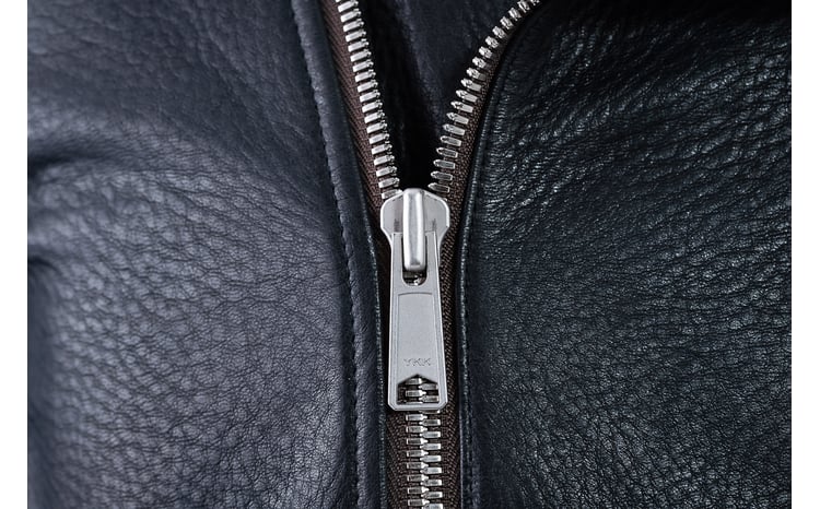 エゾ鹿 国産植物鞣し メンズ Wライダース YDL-01 【BLACK】男性 L 服