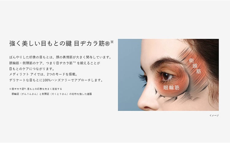 ヤーマン ウェアラブルEMS美顔器 メディリフト アイ MEDI LIFT EYE EPE