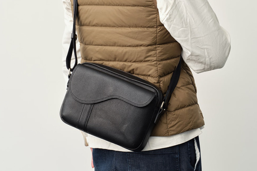 SOMES バッグ ショルダーバッグ S （ブラック） SU-22 [ソメスサドル