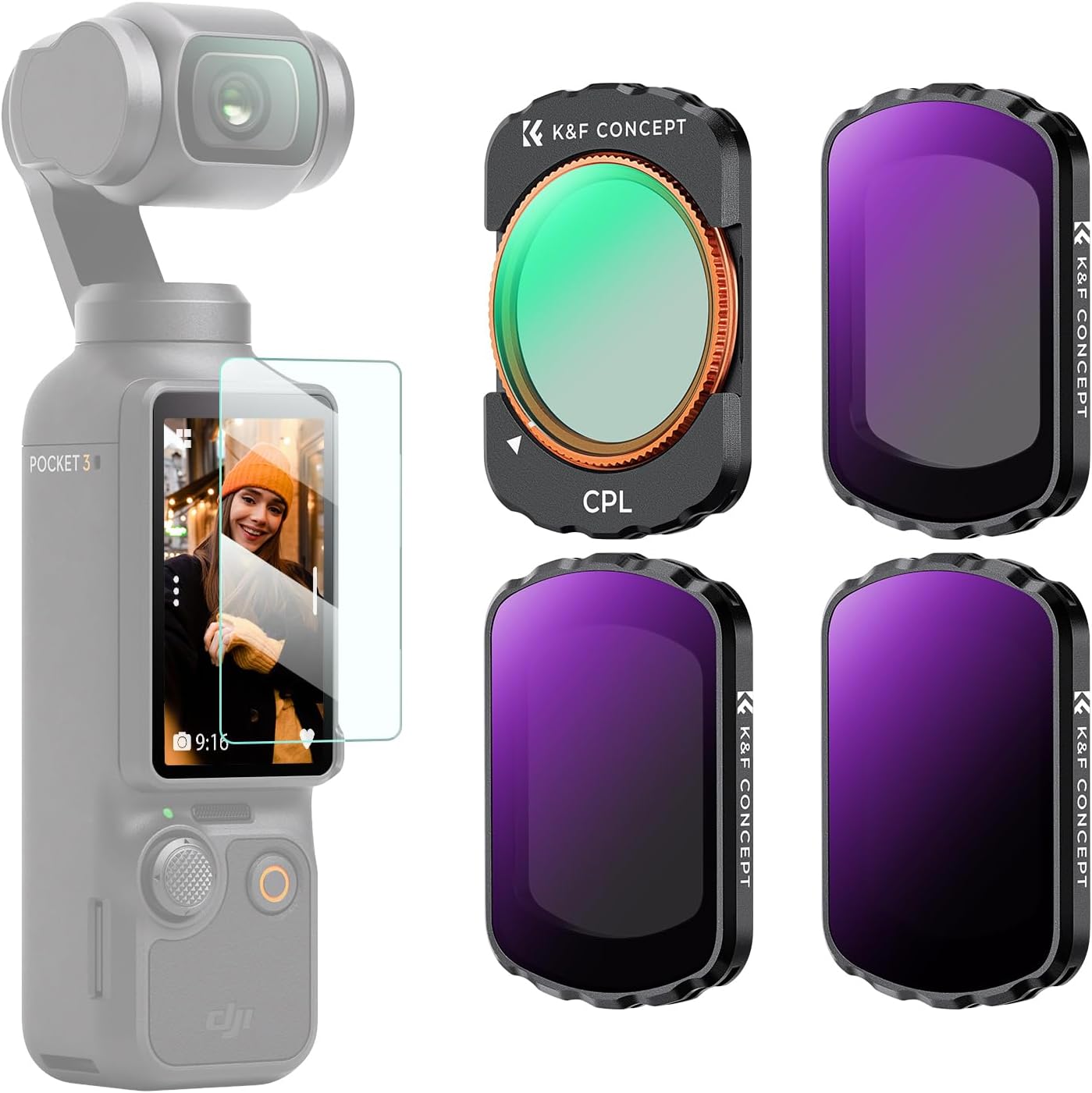 Osmo Pocket3 Filter - K&F CONCEPT