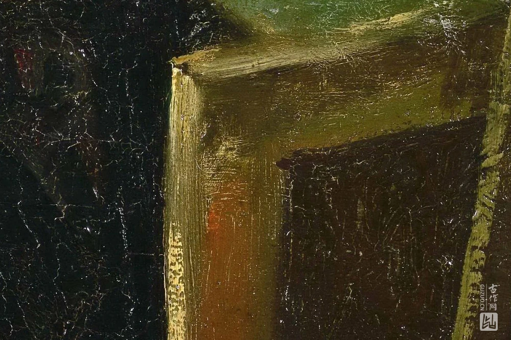 梵高1886年《画架前戴深色毛毡帽的自画像》 - 油画高清图片下载- 集古作网