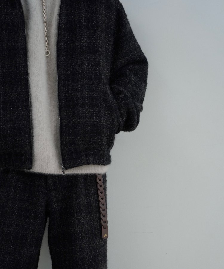ALPACA SILK TWEED ZIP / 商品詳細ページ / LIDNM / Llife ONLINE