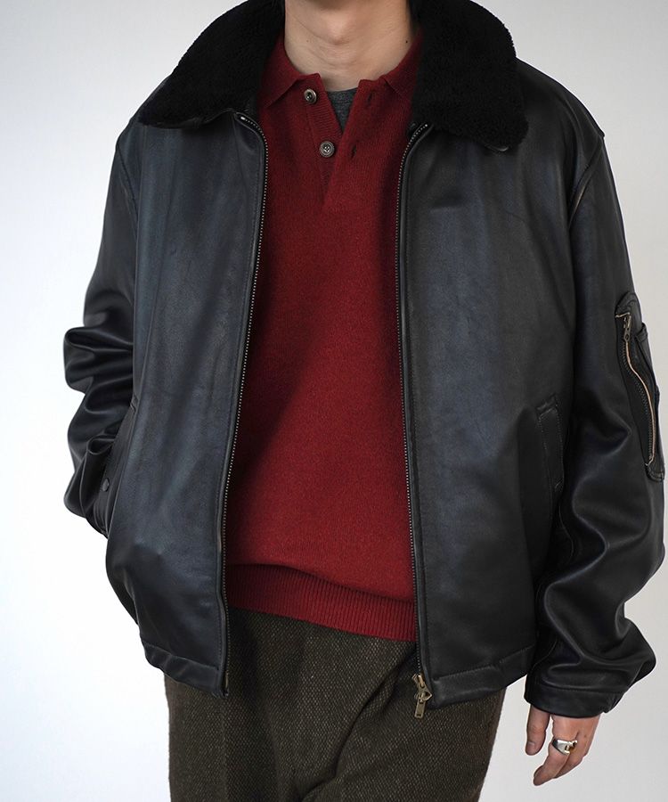French Pilot Leather Jacket / 商品詳細ページ / LIDNM / Llife