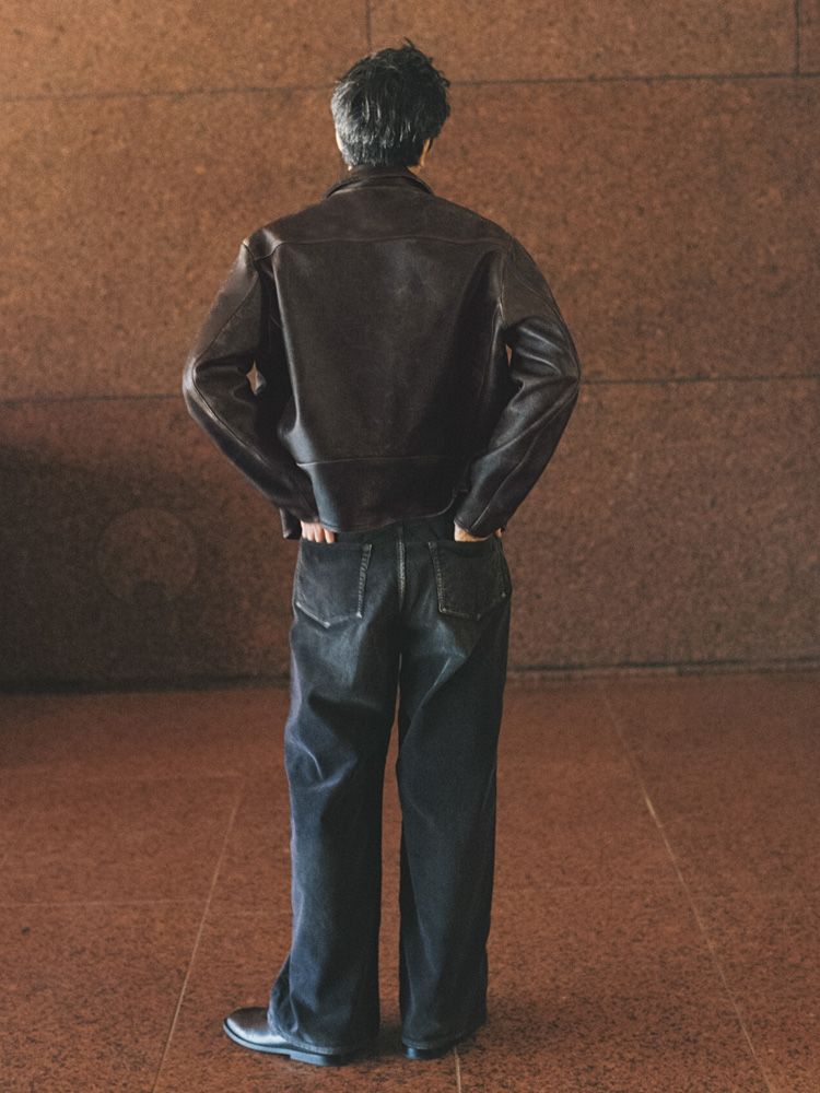 VINTAGE WASHED LEATHER ZIP / 商品詳細ページ / LIDNM / Llife ONLINE