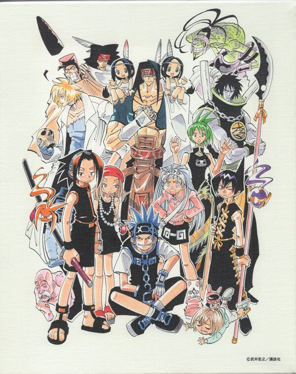 武井宏之 カラー複製イラスト「シャーマンキング」