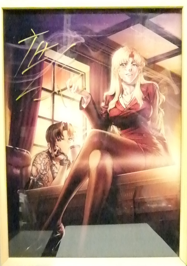 BLACK LAGOON 直筆サイン入り アクリルパネル ブラックラグーン